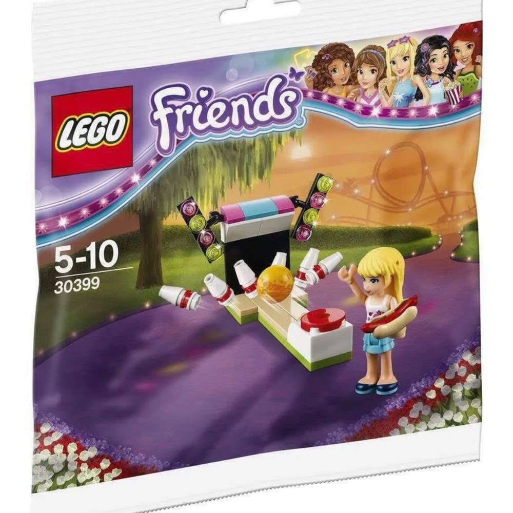 Lego Friends Bowling Alley Stephanie Retired Set 30399 No Box 51 Pieces